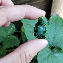 Load image into Gallery viewer, Chrome Chalcedony Dainty Pendant
