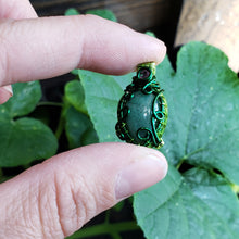 Load image into Gallery viewer, Chrome Chalcedony Dainty Pendant
