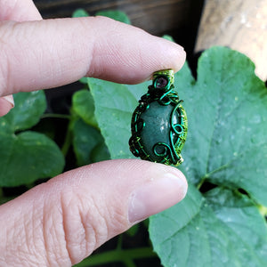 Chrome Chalcedony Dainty Pendant