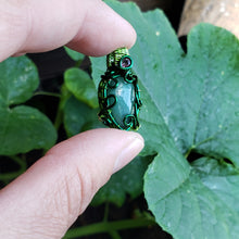 Load image into Gallery viewer, Chrome Chalcedony Dainty Pendant
