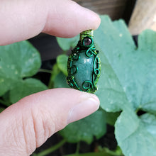 Load image into Gallery viewer, Chrome Chalcedony Dainty Pendant
