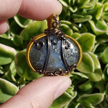Load image into Gallery viewer, Marcasite Pumpkin Pendant

