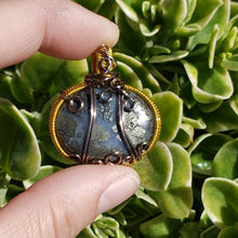 Load image into Gallery viewer, Marcasite Pumpkin Pendant
