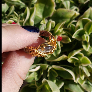 Herkimer Diamond Ring