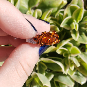 Orange Kyanite Ring