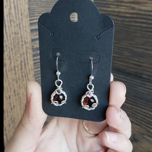 Load image into Gallery viewer, Red Amber Earrings
