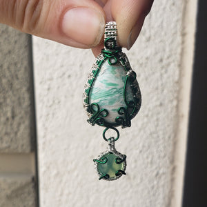 Australian Variscite  Pendant