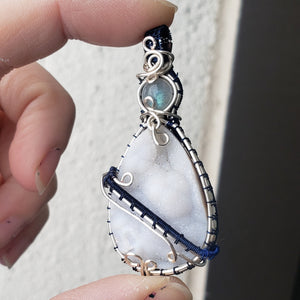 Agate Druzy Pendant