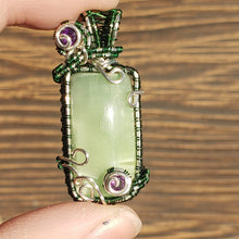 Load image into Gallery viewer, Green Kammererite Pendant
