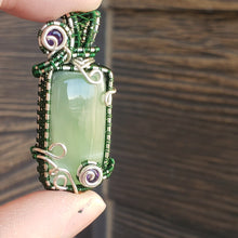 Load image into Gallery viewer, Green Kammererite Pendant
