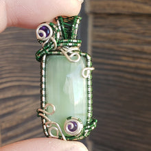 Load image into Gallery viewer, Green Kammererite Pendant
