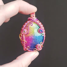 Load image into Gallery viewer, Rainbow Solar Quartz Pendant
