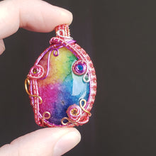 Load image into Gallery viewer, Rainbow Solar Quartz Pendant
