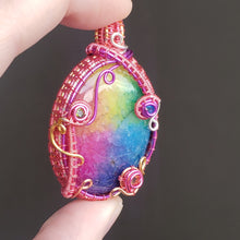 Load image into Gallery viewer, Rainbow Solar Quartz Pendant
