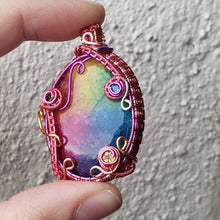 Load image into Gallery viewer, Rainbow Solar Quartz Pendant
