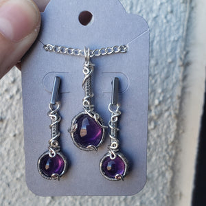 Dainty Amethyst Set