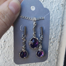 Load image into Gallery viewer, Dainty Amethyst Set
