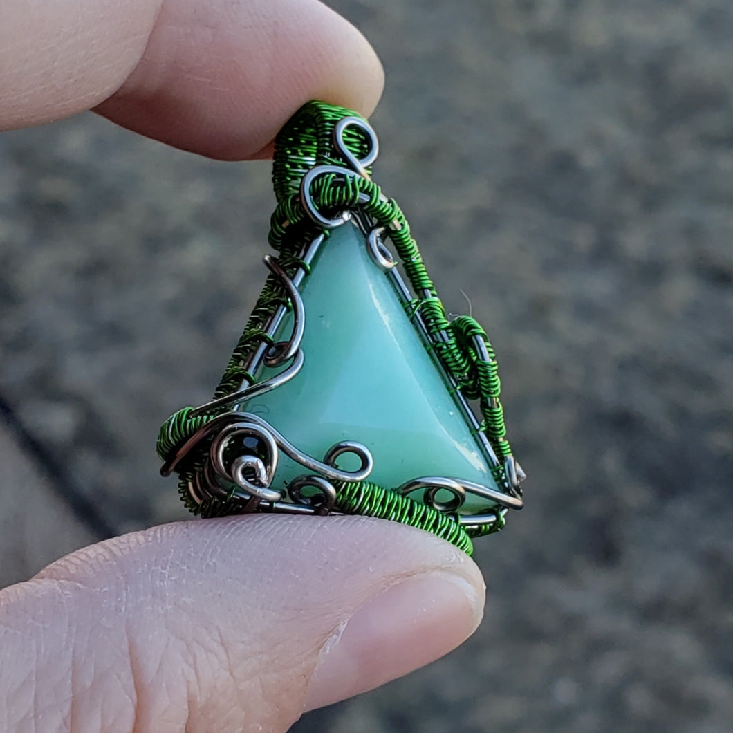 Chrysoprase Pendant