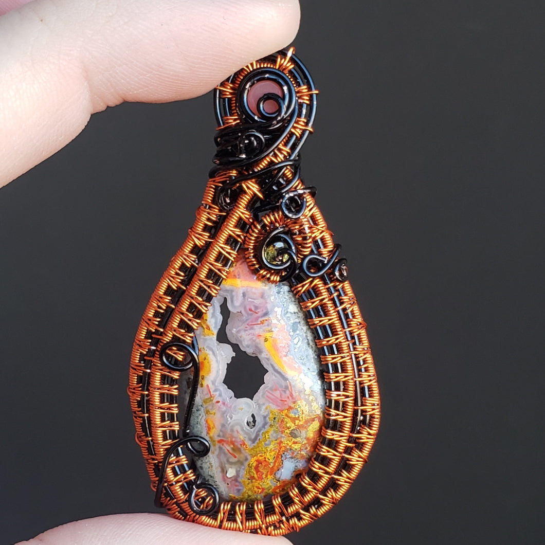 Magma Chalcedony Heady Pendant
