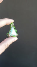 Load and play video in Gallery viewer, Chrysoprase Pendant
